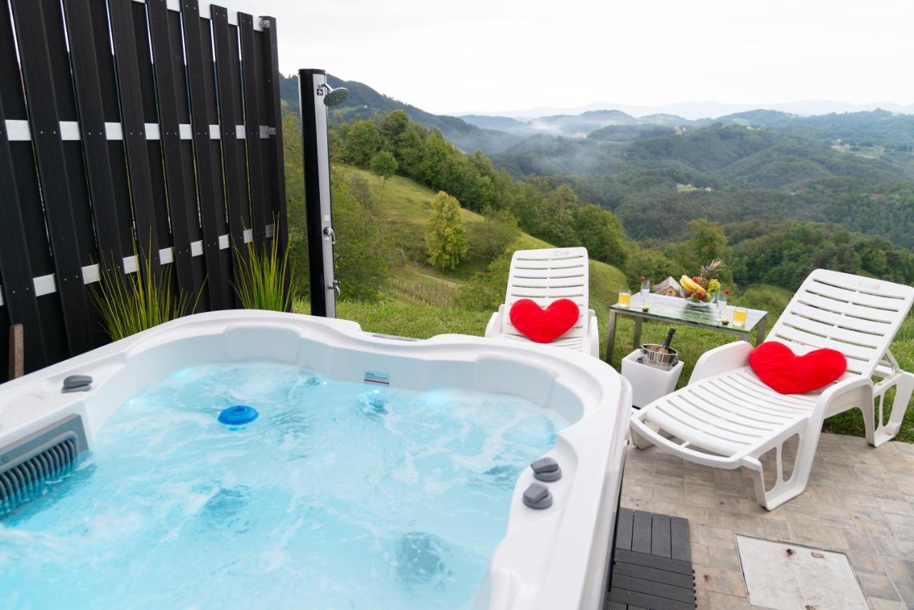 Tanja S Holiday Home In Nature With Sauna And Hot Tub Gorica pri Slivnici Екстер'єр фото